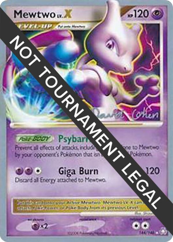 Mewtwo LV.X 2009 (David Cohen) 144/146 Normal World Championship Decks