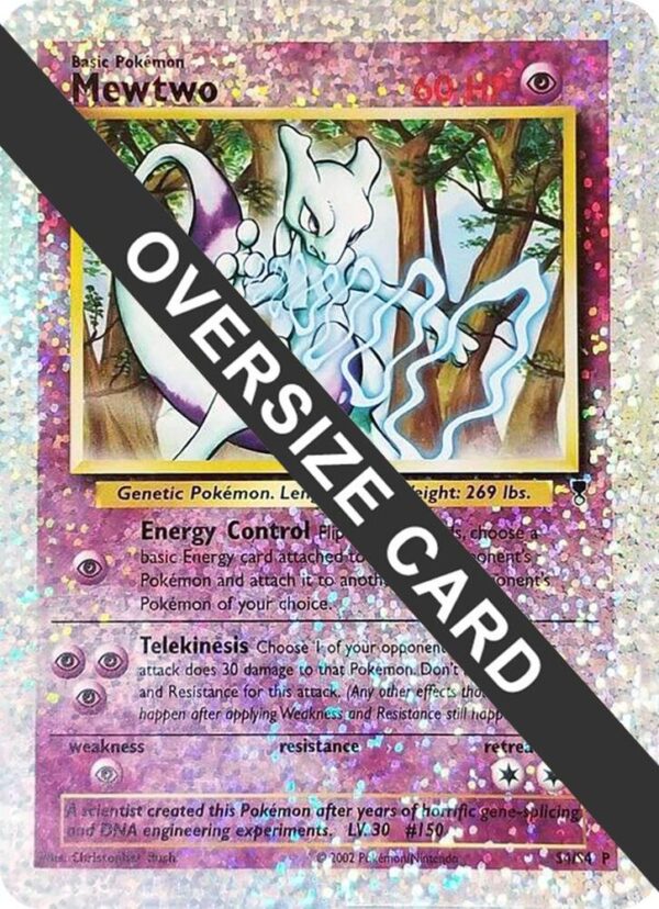 Mewtwo S4/S4 (Box Topper) Reverse Holofoil Jumbo Cards