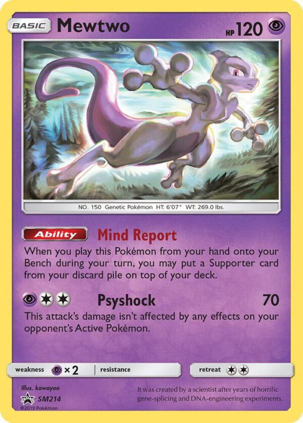 Mewtwo SM214 Holofoil SM Promos