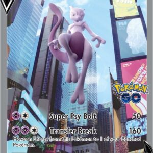 Mewtwo V (Alternate Full Art) 072/078 Holofoil Pokemon GO
