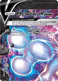 Mewtwo V-UNION | SWSH159 | Holofoil | SWSH: Sword & Shield Promo Cards