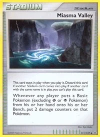Miasma Valley | 111/127 | Reverse Holofoil | Platinum