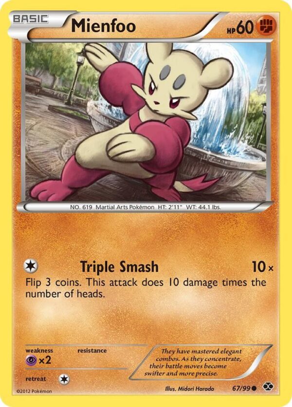 Mienfoo 67/99 Reverse Holofoil Next Destinies Mienfoo 67/99 Reverse Holofoil Next Destinies