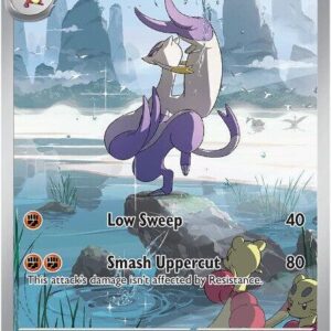 Mienshao 134/086 Holofoil SV: White Flare Mienshao 134/086 Holofoil SV: White Flare