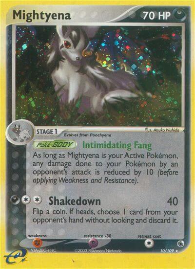 Mightyena 10/109 Reverse Holofoil Ruby and Sapphire Mightyena 10/109 Reverse Holofoil Ruby and Sapphire