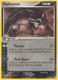Mightyena | 18/108 | Reverse Holofoil | Power Keepers