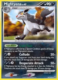 Mightyena | 54/127 | Reverse Holofoil | Platinum