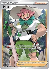 Milo (Full Art) | 190/192 | Holofoil | SWSH02: Rebel Clash