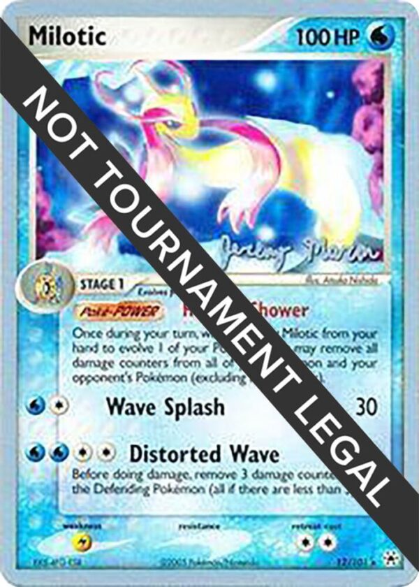 Milotic 2005 (Jeremy Maron) 12/101 Normal World Championship Decks Milotic 2005 (Jeremy Maron) 12/101 Normal World Championship Decks