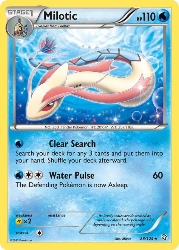 Milotic 28/124 Holofoil Dragons Exalted Milotic 28/124 Holofoil Dragons Exalted