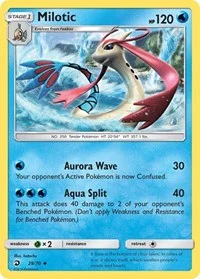 Milotic | 29/70 | Reverse Holofoil | Dragon Majesty Milotic | 29/70 | Reverse Holofoil | Dragon Majesty