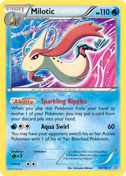 Milotic 44/160 (XY Primal Clash) 044/160 Normal Deck Exclusives