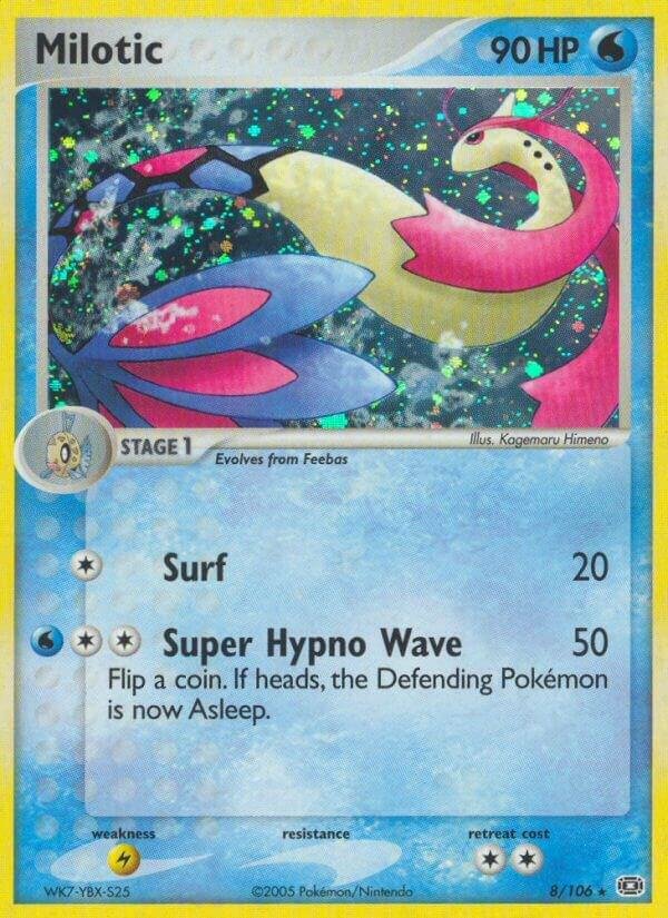 Milotic 8/106 Reverse Holofoil Emerald