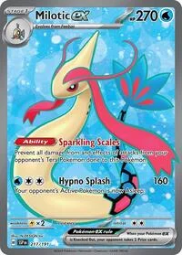 Milotic ex | 217/191 | Holofoil | SV08: Surging Sparks