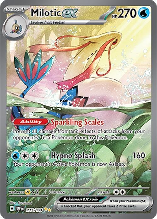 Milotic ex 237/191 Holofoil SV08: Surging Sparks Milotic ex 237/191 Holofoil SV08: Surging Sparks