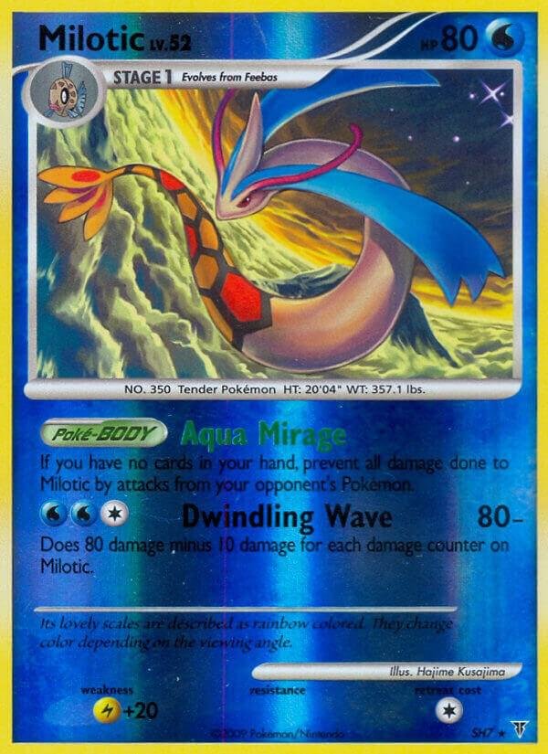 Milotic (Shiny) SH7 Reverse Holofoil Supreme Victors