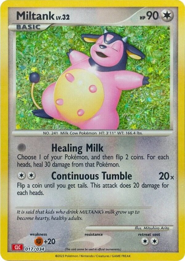 Miltank 017/034 Holofoil Trading Card Game Classic Miltank 017/034 Holofoil Trading Card Game Classic