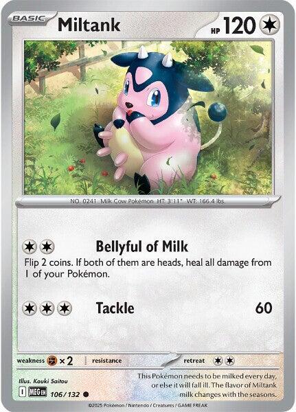 Miltank 106/132 Normal ME01: Mega Evolution Miltank 106/132 Normal ME01: Mega Evolution