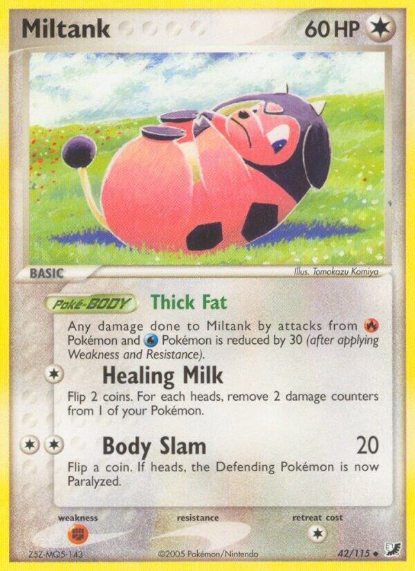 Miltank 42/115 Reverse Holofoil Unseen Forces