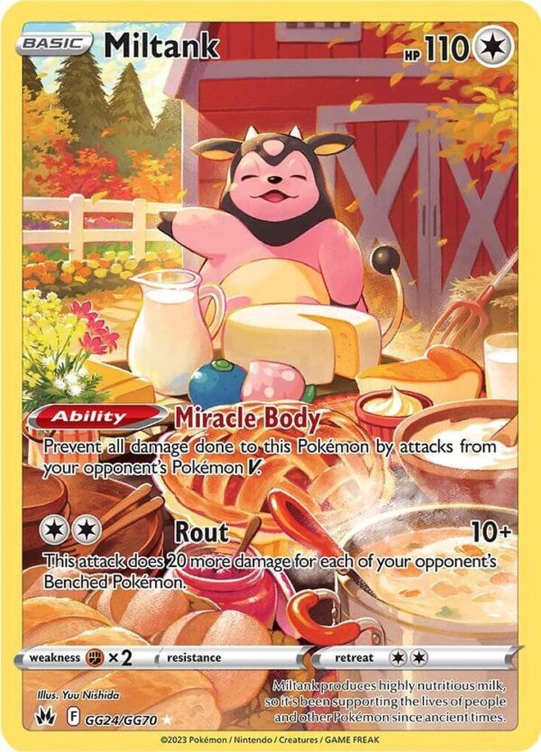 Miltank GG24/GG70 Holofoil Crown Zenith: Galarian Gallery