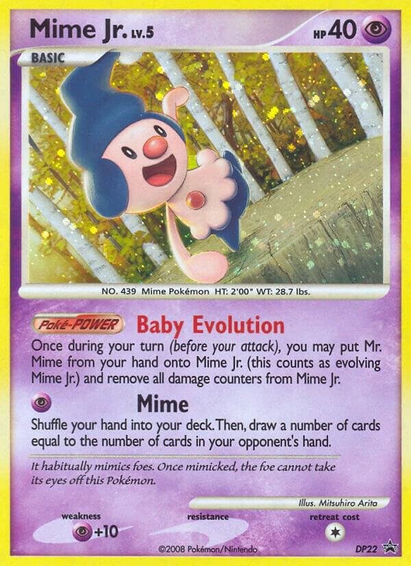 Mime Jr. DP22 Holofoil Diamond and Pearl Promos Mime Jr. DP22 Holofoil Diamond and Pearl Promos