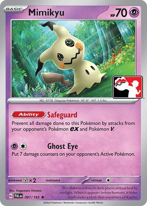 Mimikyu 097/193 Normal Prize Pack Series Cards