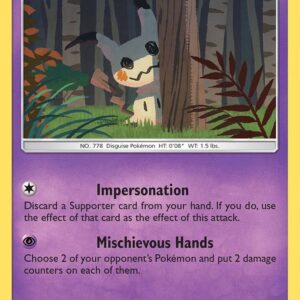 Mimikyu (96) 96/236 Reverse Holofoil SM – Cosmic Eclipse Mimikyu (96) 96/236 Reverse Holofoil SM – Cosmic Eclipse