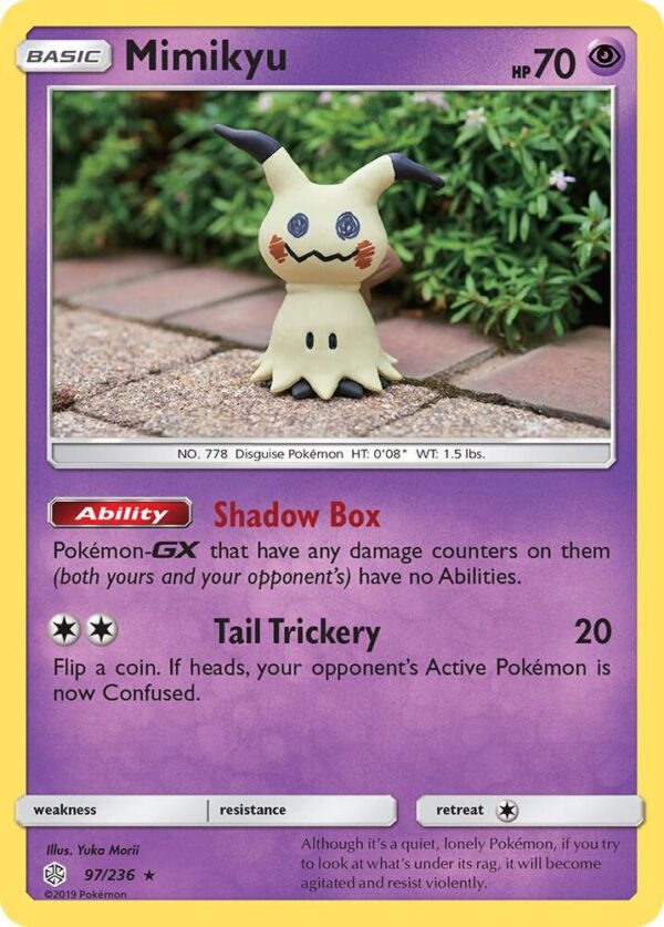 Mimikyu (97) 97/236 Reverse Holofoil SM – Cosmic Eclipse