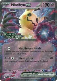 Mimikyu ex (Journey Together Stamped) | 069/159 | Holofoil | Miscellaneous Cards & Products