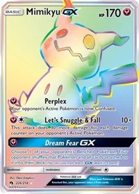 Mimikyu GX (Secret) | 226/214 | Holofoil | SM - Lost Thunder Mimikyu GX (Secret) | 226/214 | Holofoil | SM - Lost Thunder