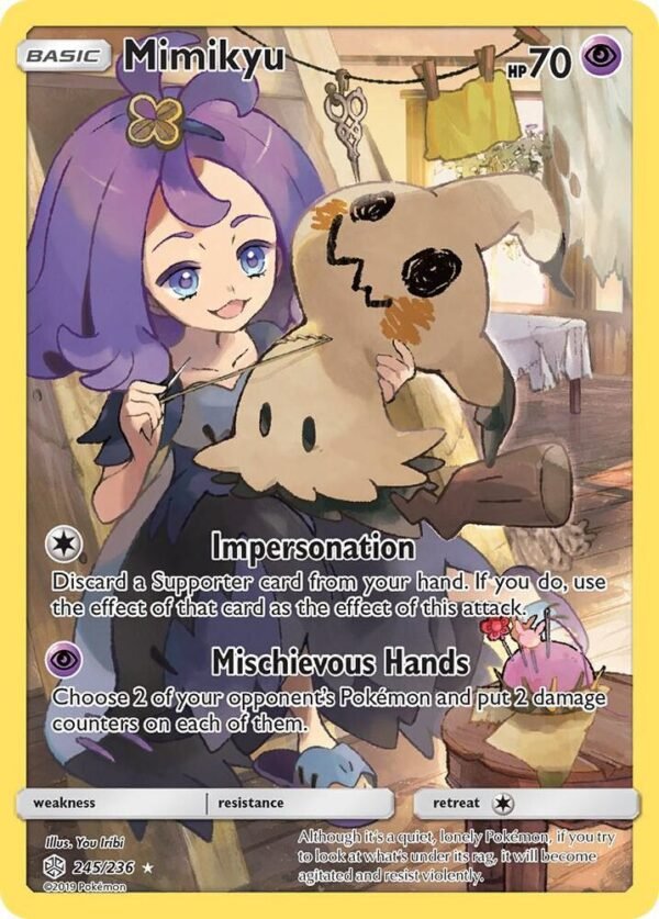 Mimikyu (Secret) 245/236 Holofoil SM – Cosmic Eclipse