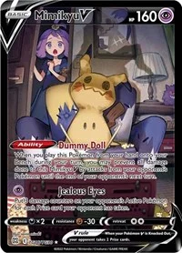 Mimikyu V | TG16/TG30 | Holofoil | SWSH09: Brilliant Stars Trainer Gallery