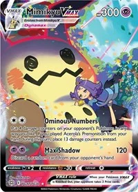 Mimikyu VMAX | TG17/TG30 | Holofoil | SWSH09: Brilliant Stars Trainer Gallery