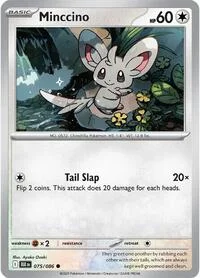 Minccino | 075/086 | Reverse Holofoil | SV: Black Bolt