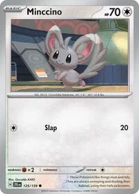 Minccino | 125/159 | Reverse Holofoil | SV09: Journey Together