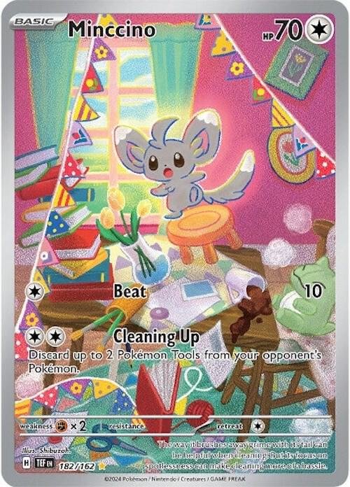 Minccino 182/162 Holofoil SV05: Temporal Forces Minccino 182/162 Holofoil SV05: Temporal Forces