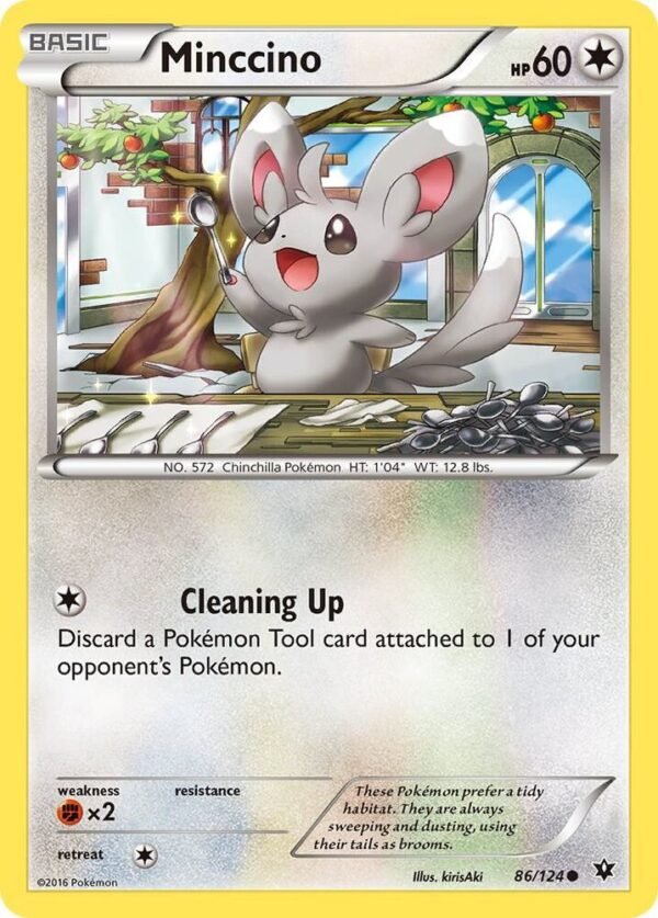 Minccino (86) 86/124 Reverse Holofoil XY – Fates Collide