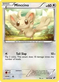 Minccino | 88/114 | Reverse Holofoil | Black and White