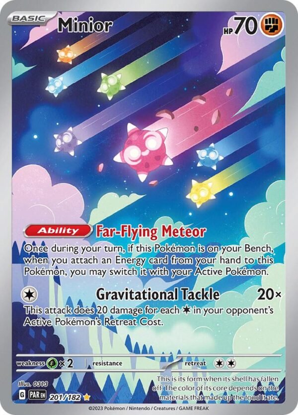 Minior 201/182 Holofoil SV04: Paradox Rift