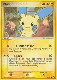 Minun | 012/017 | Normal | POP Series 1