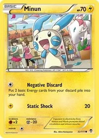 Minun | 32/111 | Reverse Holofoil | XY - Furious Fists