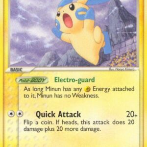 Minun 37/106 Reverse Holofoil Emerald Minun 37/106 Reverse Holofoil Emerald
