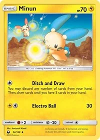 Minun | 54/168 | Reverse Holofoil | SM - Celestial Storm