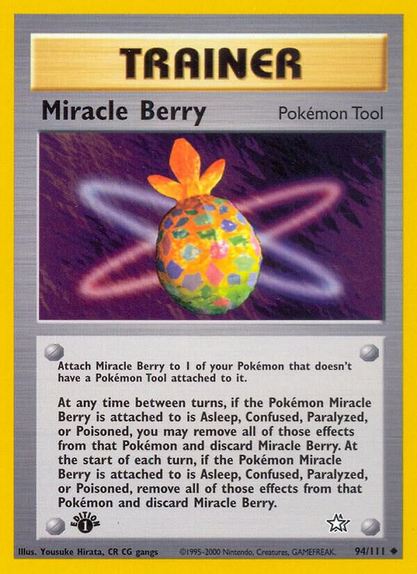 Miracle Berry 094/111 Unlimited Neo Genesis Miracle Berry 094/111 Unlimited Neo Genesis