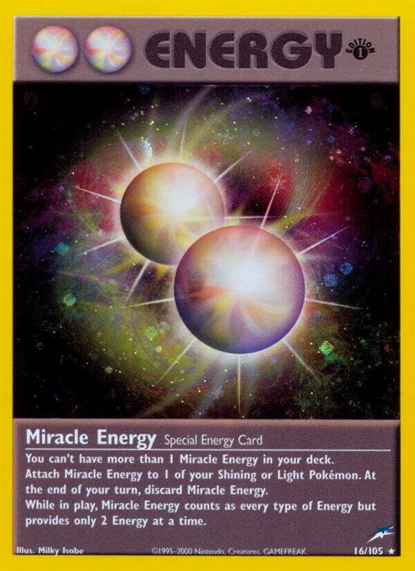 Miracle Energy 016/105 Unlimited Holofoil Neo Destiny Miracle Energy 016/105 Unlimited Holofoil Neo Destiny