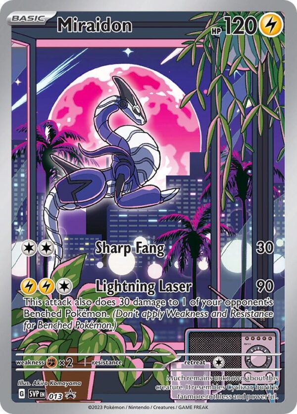 Miraidon 013 Holofoil SV: Scarlet & Violet Promo Cards Miraidon 013 Holofoil SV: Scarlet & Violet Promo Cards
