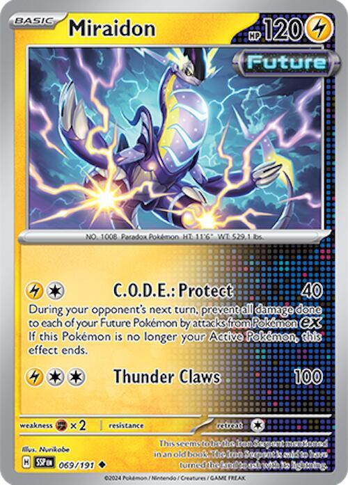 Miraidon 069/191 Normal SV08: Surging Sparks Miraidon 069/191 Normal SV08: Surging Sparks