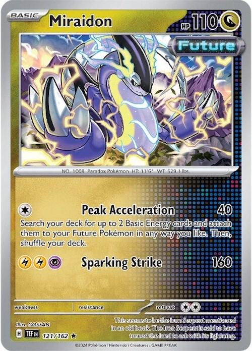 Miraidon 121/162 Holofoil SV05: Temporal Forces