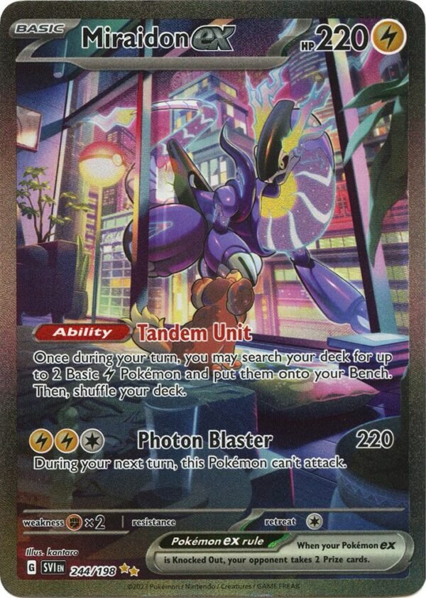 Miraidon ex 244/198 Holofoil SV01: Scarlet & Violet Base Set