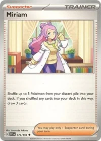 Miriam | 179/198 | Reverse Holofoil | SV01: Scarlet & Violet Base Set